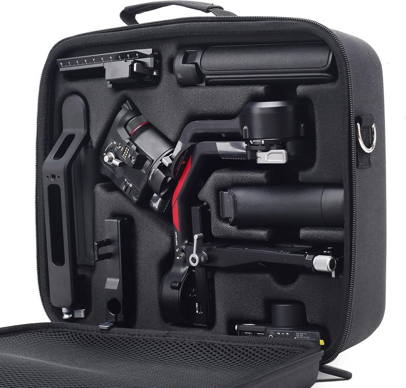 PONYRC RS 4 Carrying Case, Waterproof Portable PU leather Storage Shoulder Bag Travel Case for DJI Ronin RS 4/ RS 4 Combo, 3-Axis Gimbal Lightweight Stabilizer and Accessories - Image 2